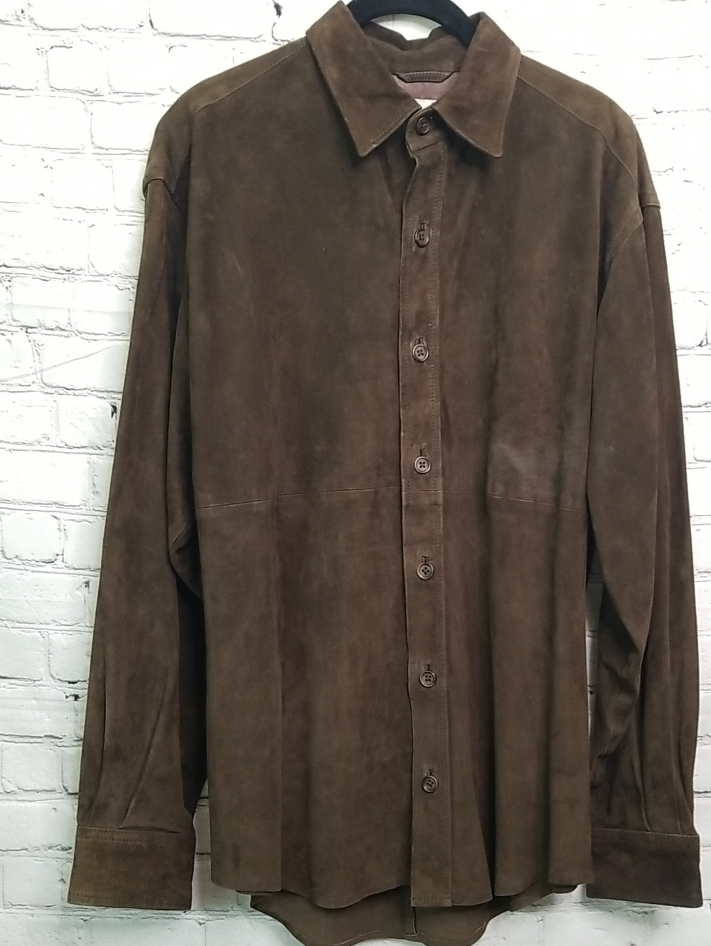 GAP Mens Leather Jacket Medium Vintage